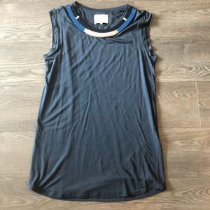 3.1 Phillip Lim Blue Dress with Embellishments